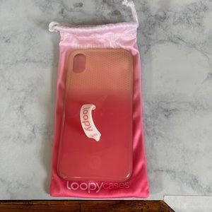 Loopy Case iPhone X/Xs Special Edition Ombré Pink